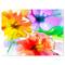 Designart - Bunch of Colorful Flowers Sketch - Extra Large Floral Wall Art